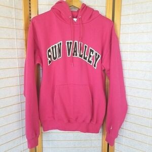 Vintage Champion Hoodie Sun Valley Idaho Ski Resort Size Medium